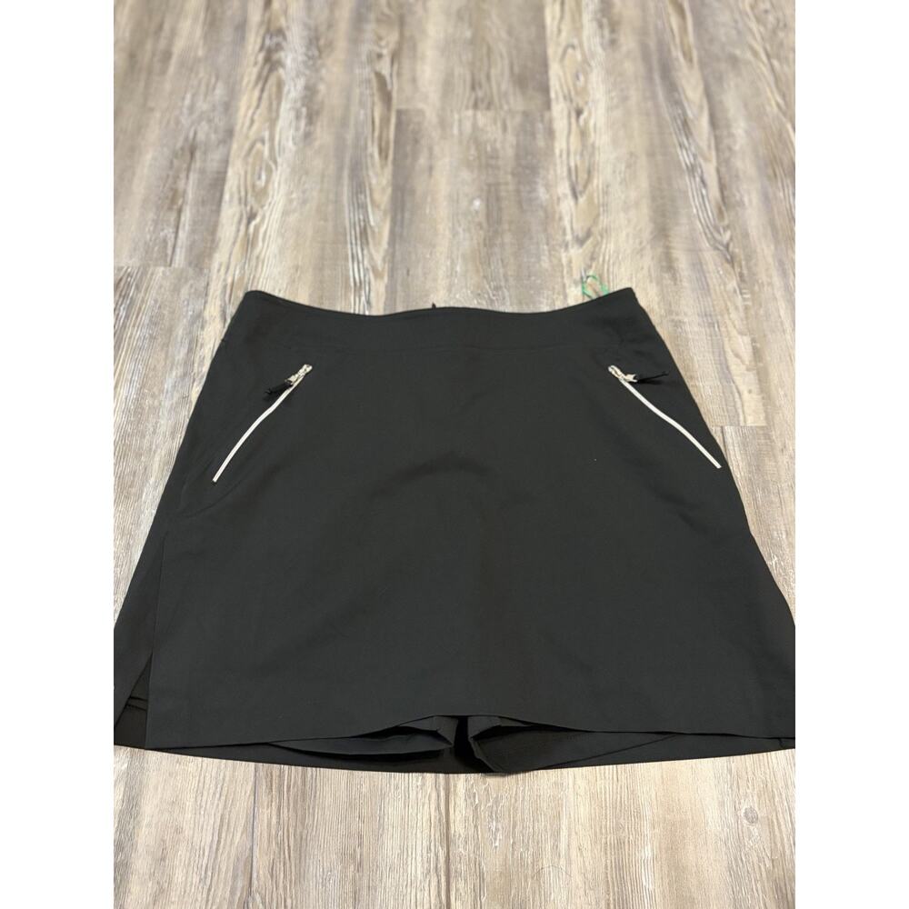 Tail Tech Golf Womens Skort Size 8 Black Athletic Tennis Golf Skirt Shorts